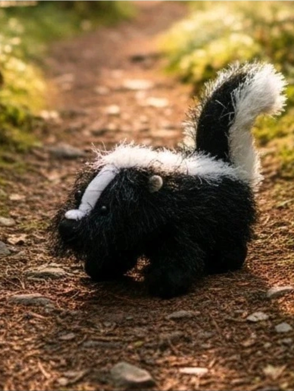 Ganz Webkinz Skunk Plush Stuffed Animal no code HM213 Adorable